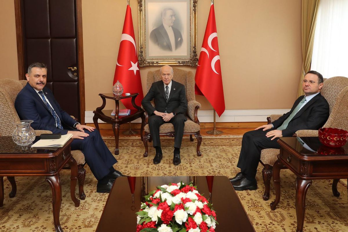 Bakan Çiftçi ile Bakan Gürlek, Devlet Bahçeli’yi ziyaret etti! Dikkat çeken dosya detayı