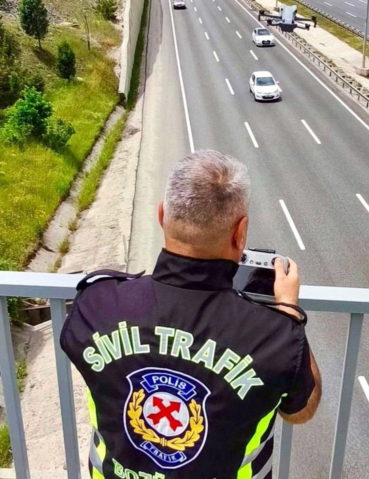 Bozüyük’te Drone Destekli Trafik Denetimi