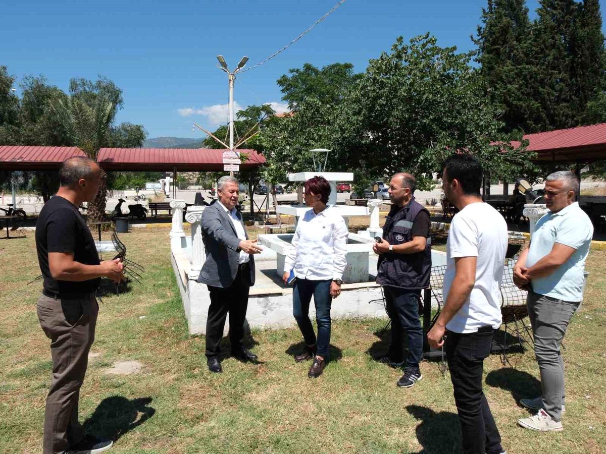 Buharkent’te Gençlik Parkı yenileniyor