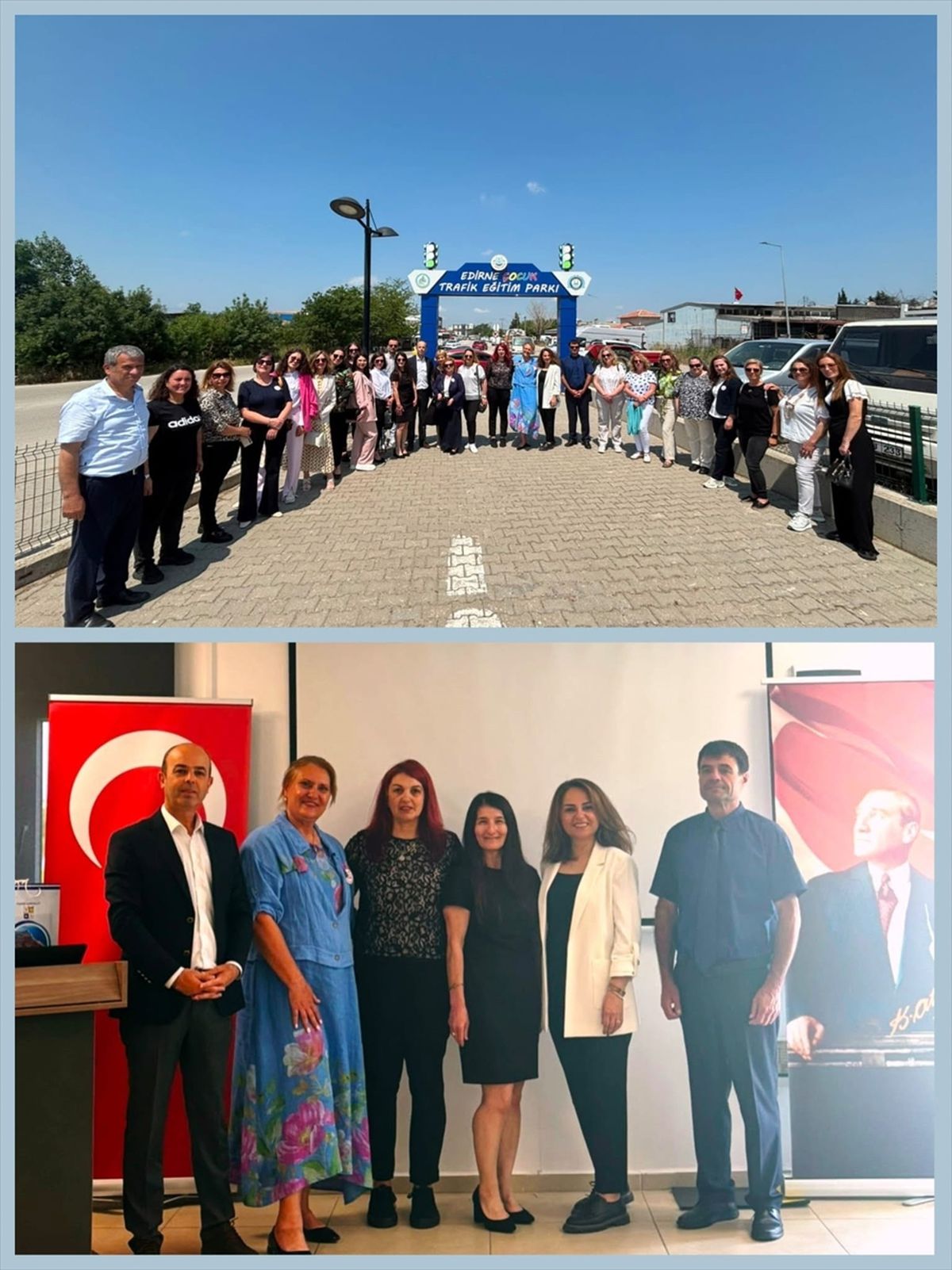 Edirne’de Bulgar Eğitimciler Trafik Parkını Ziyaret Etti
