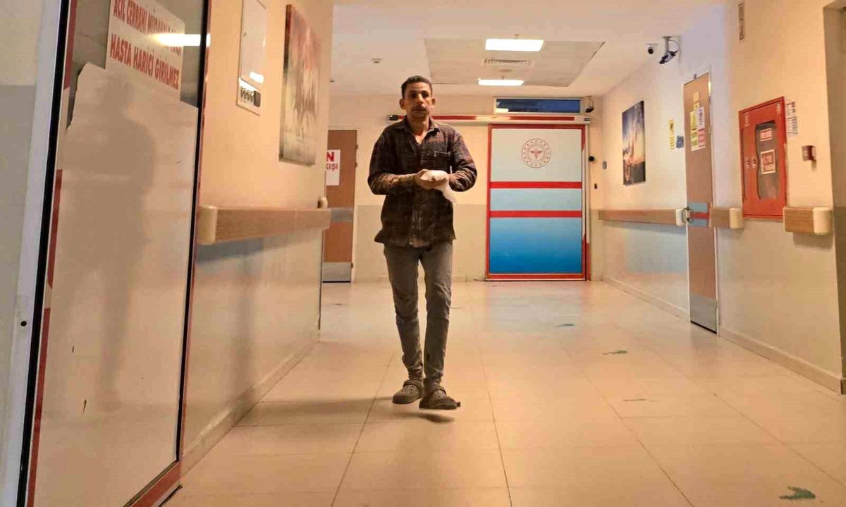 İnegöl’de Mobilya İşçisinin Kaza Geçirdi