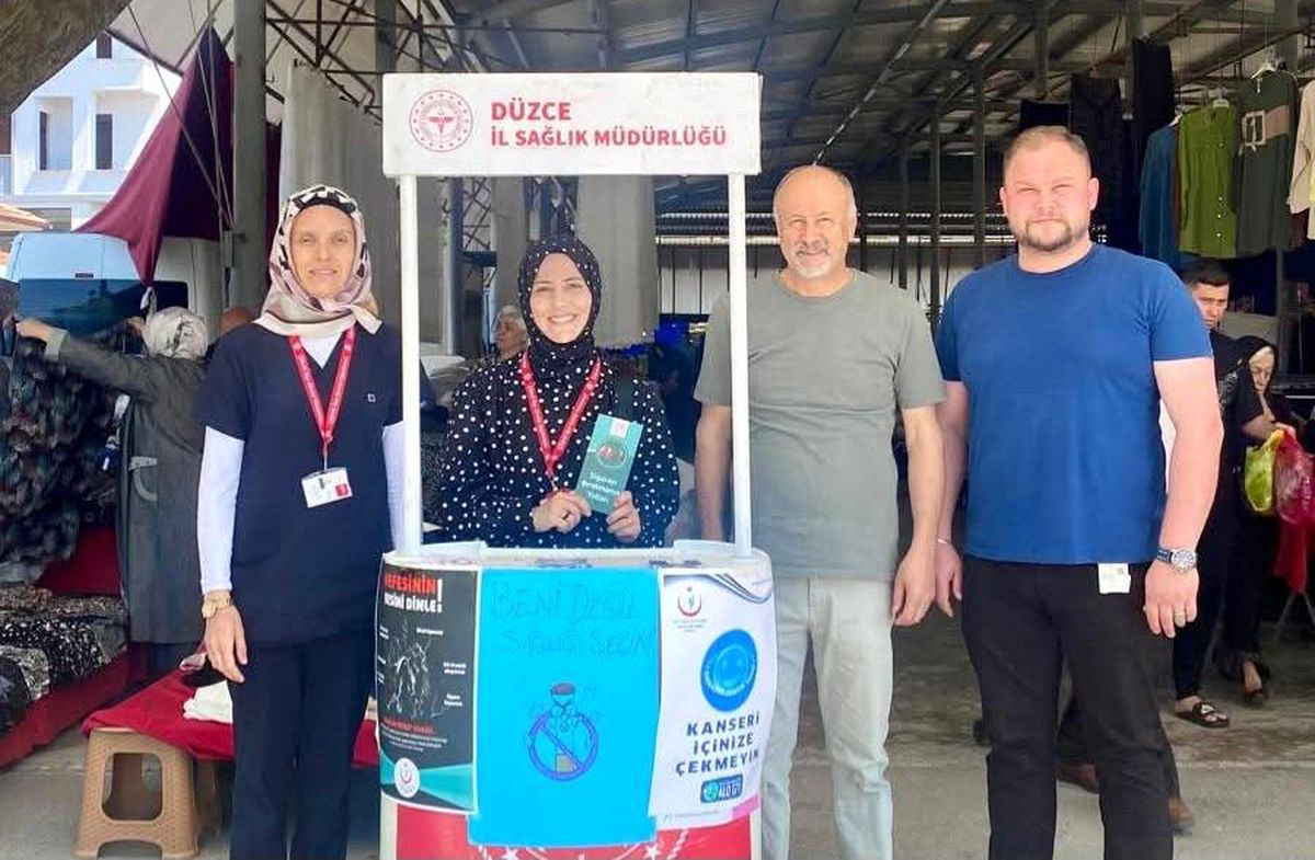 Çilimli’de Tütünle Mücadele Etkinliği