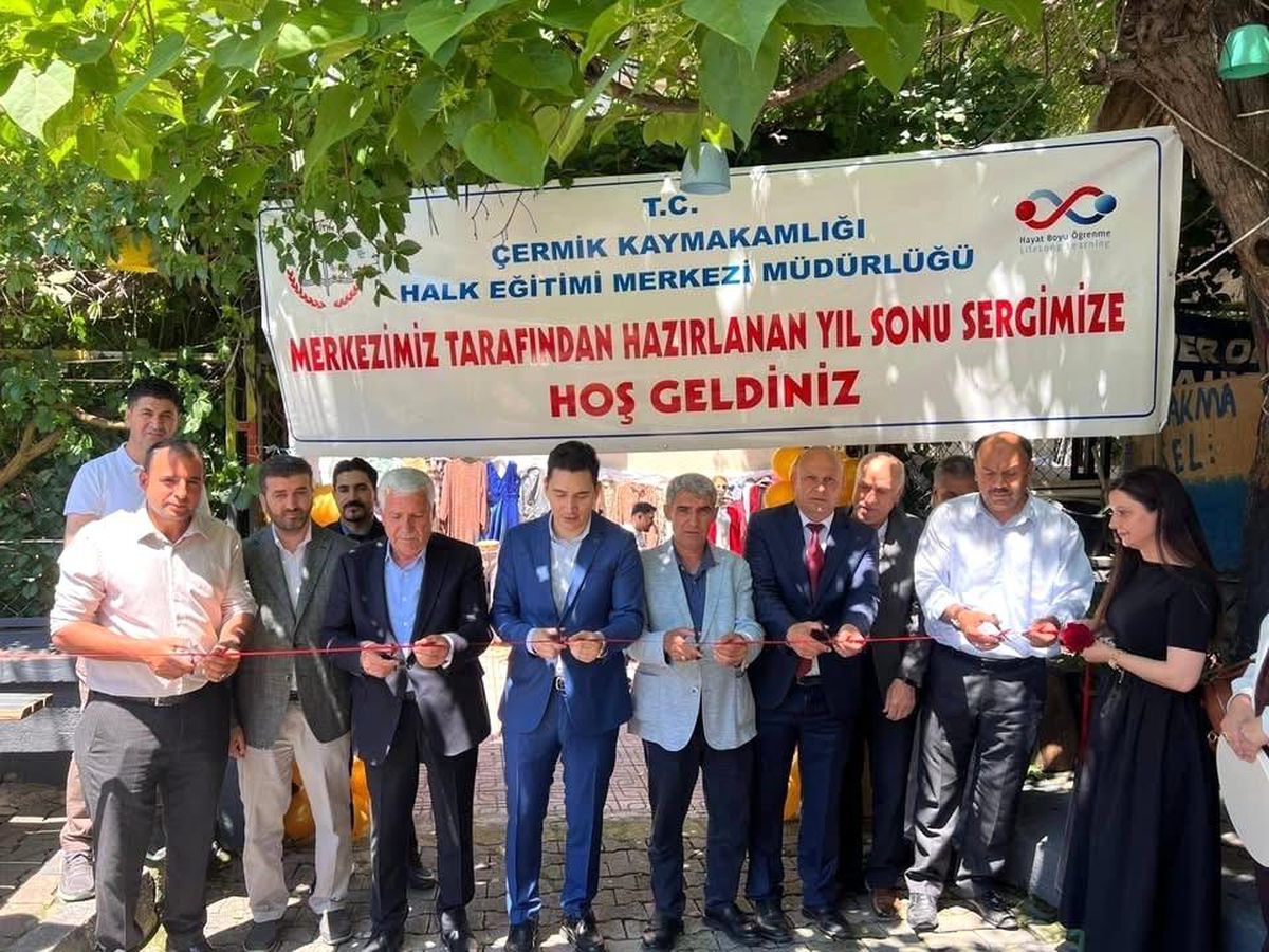 Çermik’te kadınların el emeği sergisi açıldı