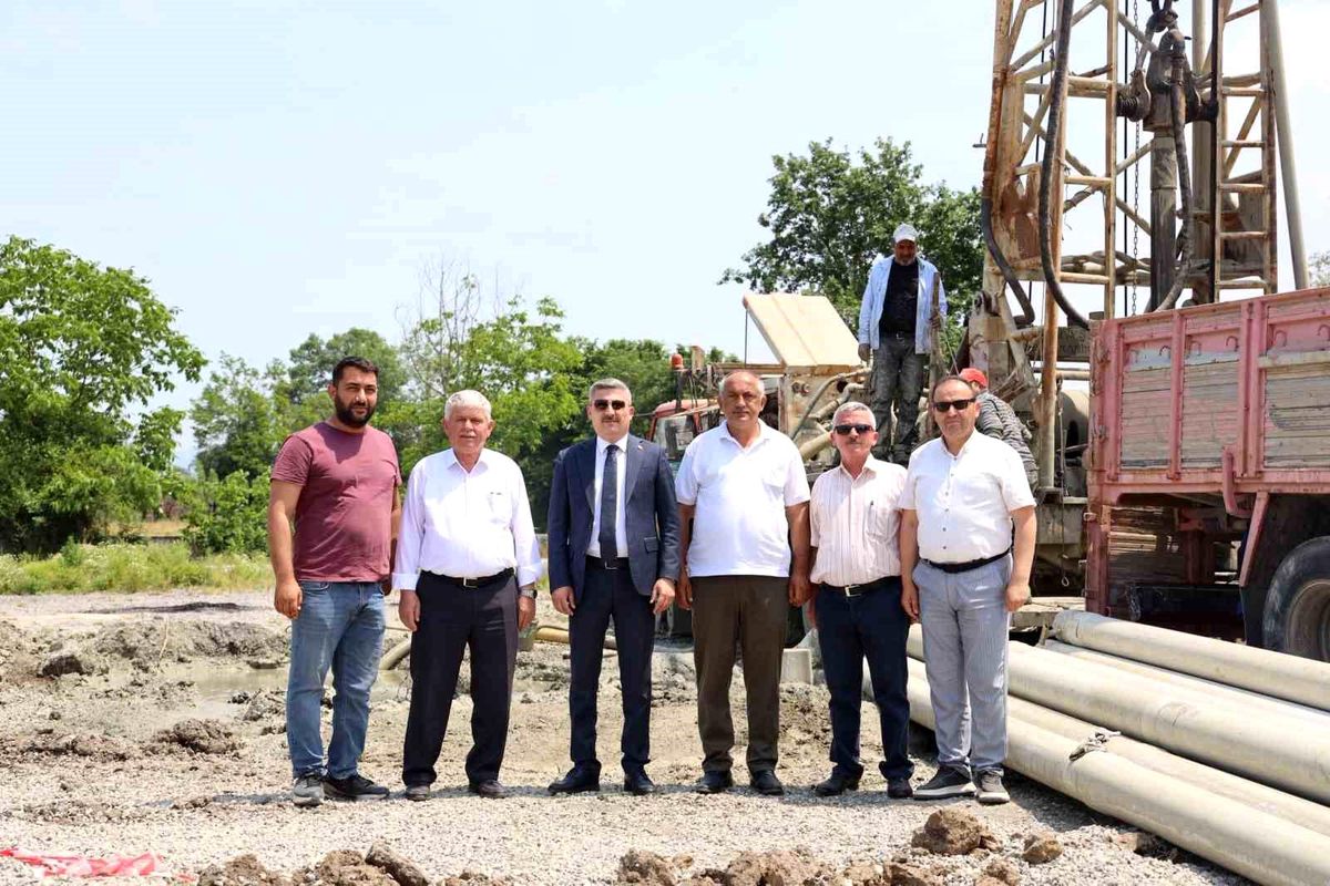Düzce’de İçme Suyu Sondaj Çalışmaları İncelendi