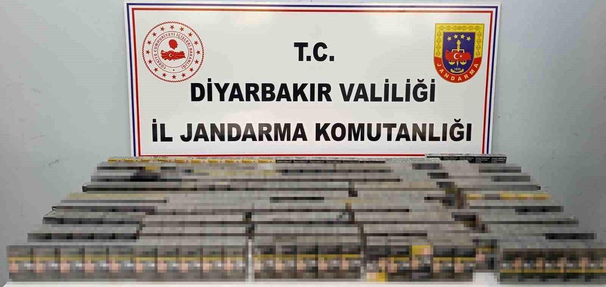 Diyarbakır’da Kaçak Sigara Operasyonu