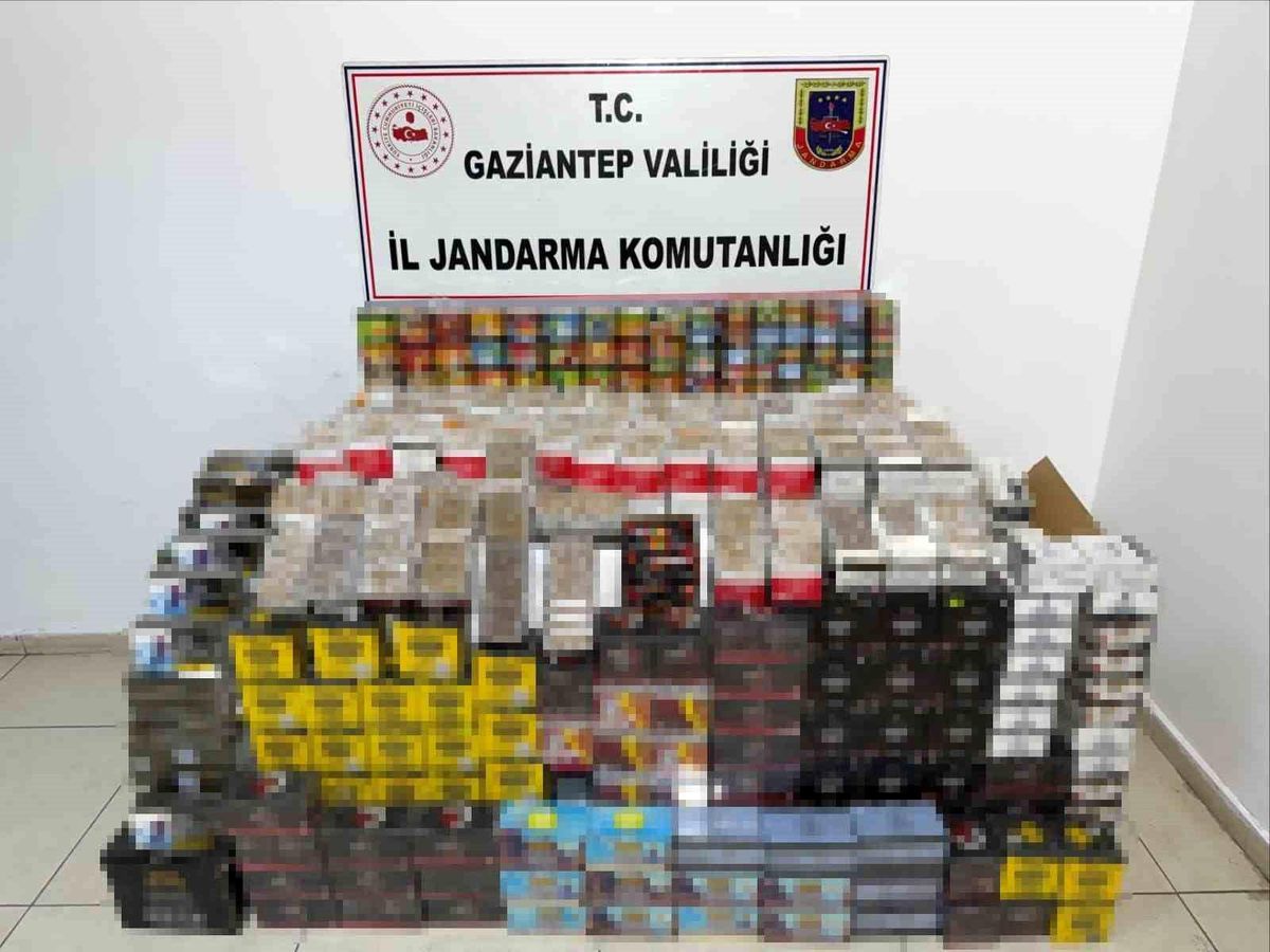 Gaziantep’te Kaçak Ürün Operasyonu