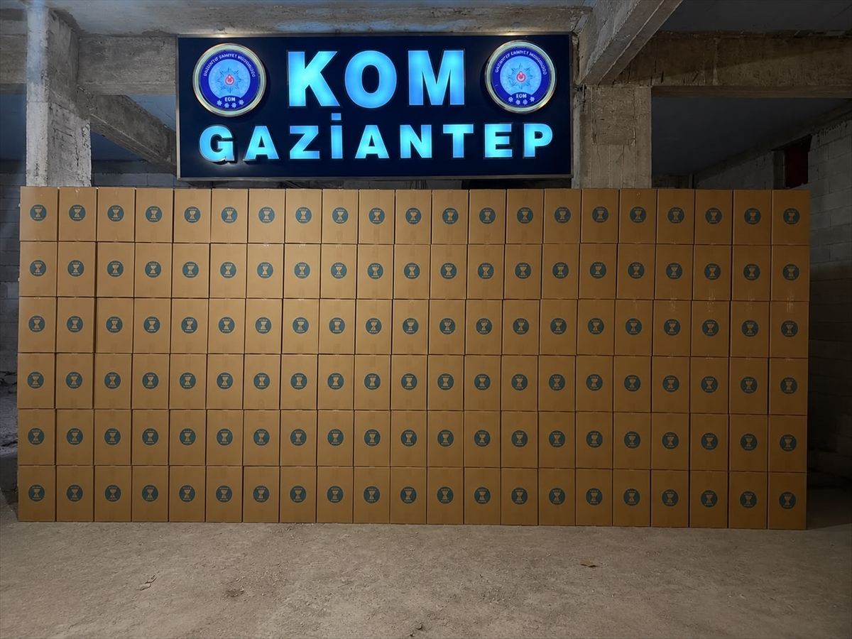 Gaziantep’te Kaçakçılık Operasyonu: 5 Gözaltı