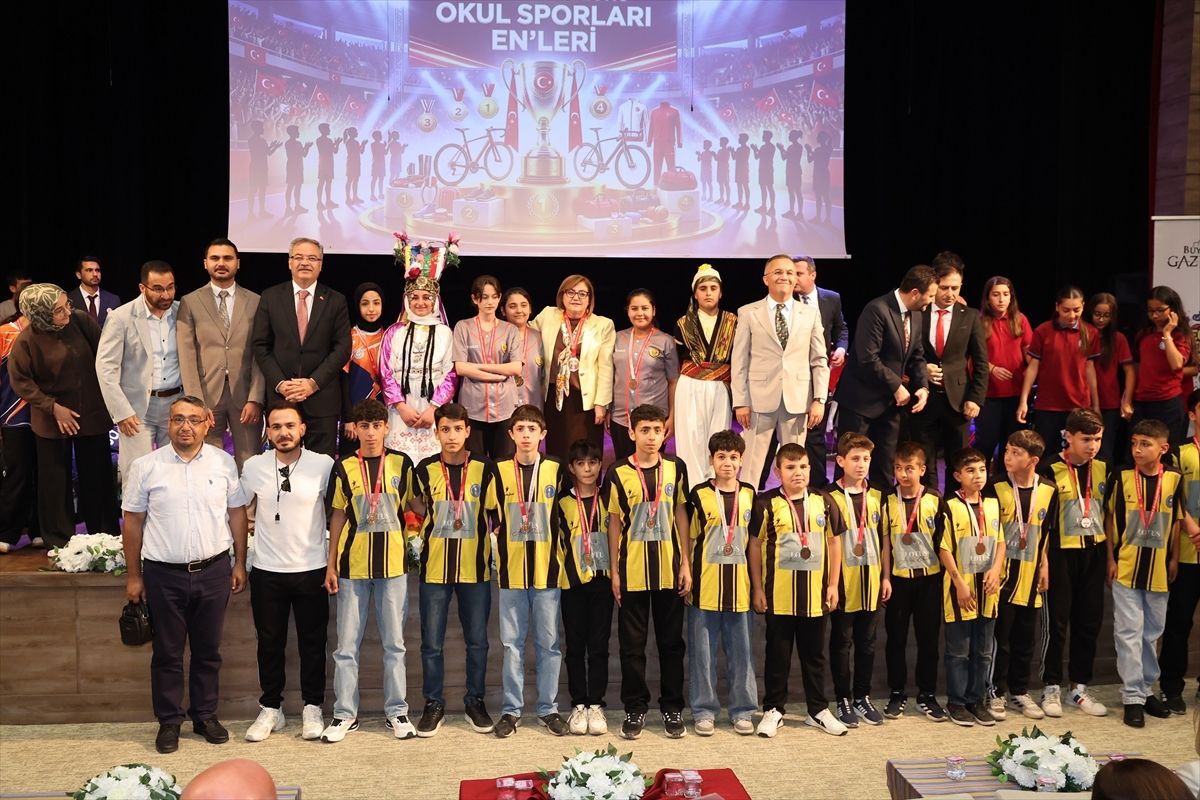 Gaziantep’te Okul Sporları Ödül Töreni