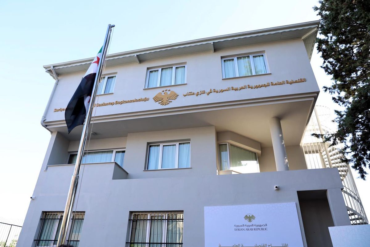 Gaziantep’te Suriye Konsolosluğu Yeniden Açıldı