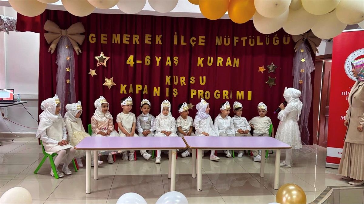 Gemerek’te Kur’an Kursu Kapanışı