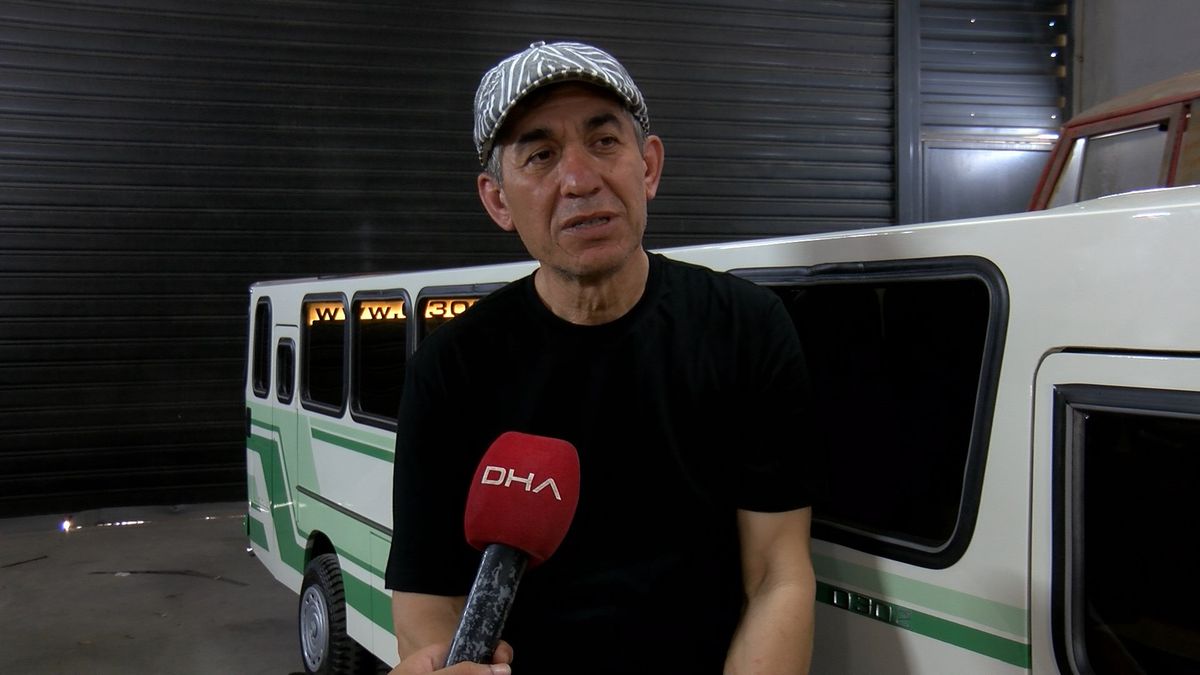 Hikmet Sungur’un Hayali Minyatür Otobüs Gerçeğe Dönüştü