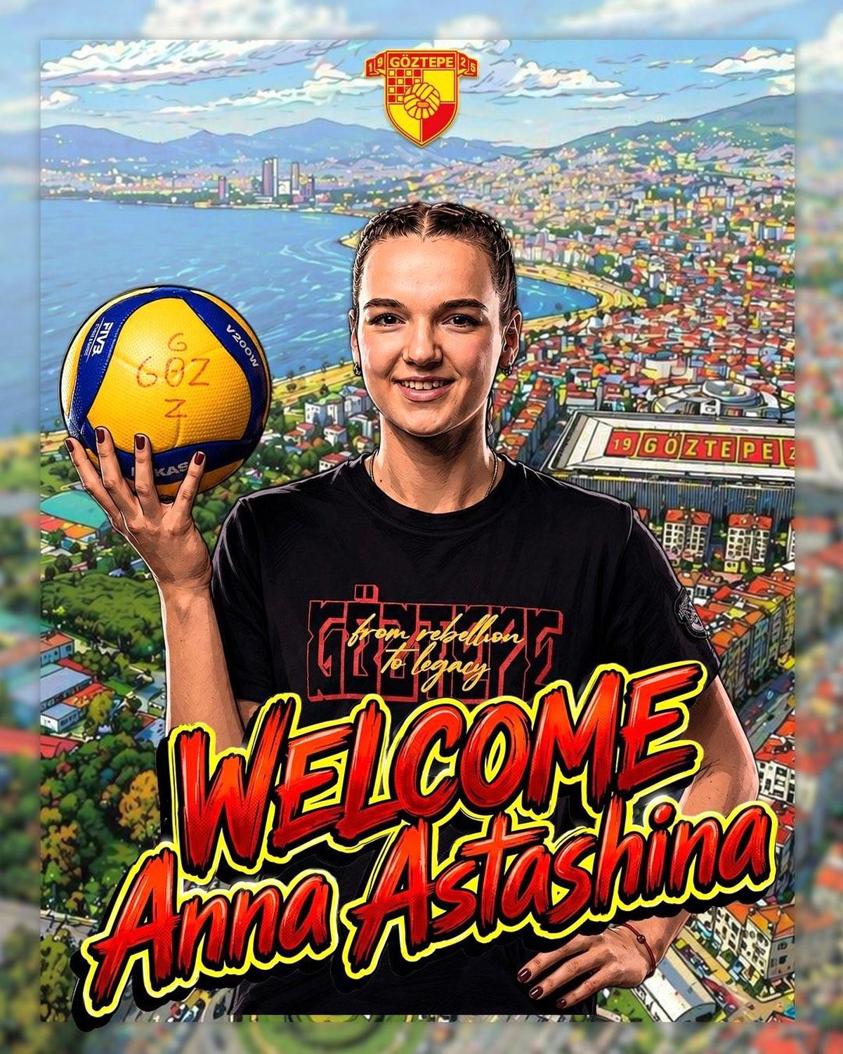 Göztepe Voleybol, Anna Astashina’yı Transfer Etti