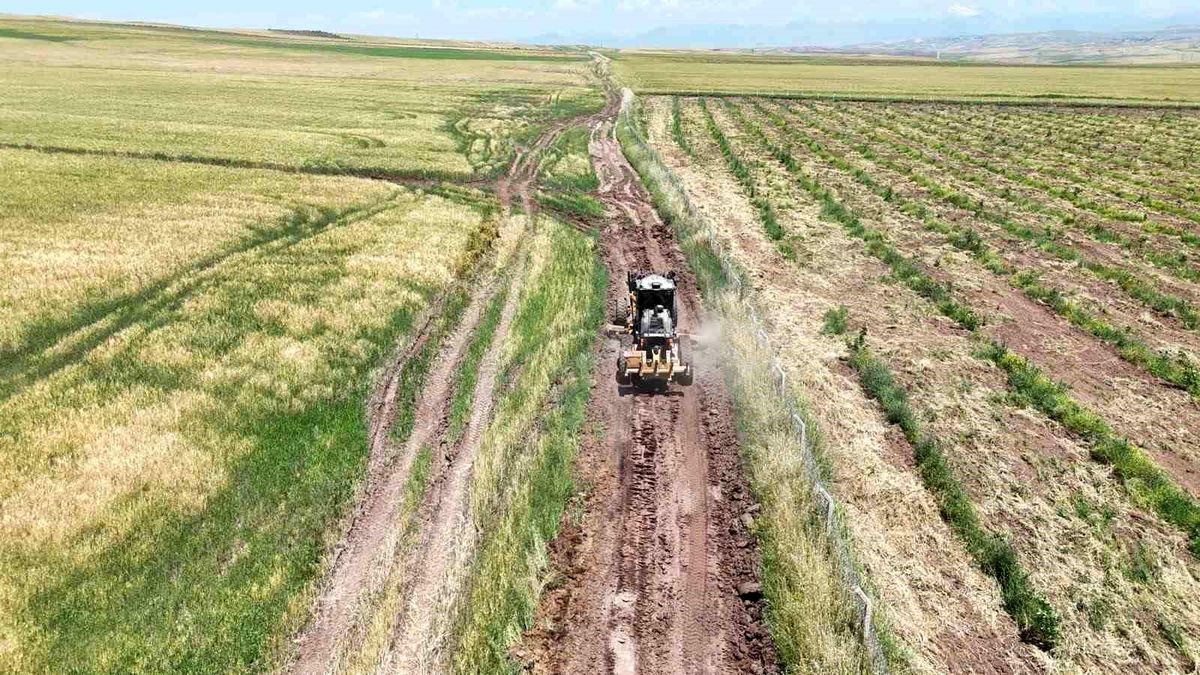 Hasat dönemi öncesi Siirt’te arazi yollarında bakım seferberliği