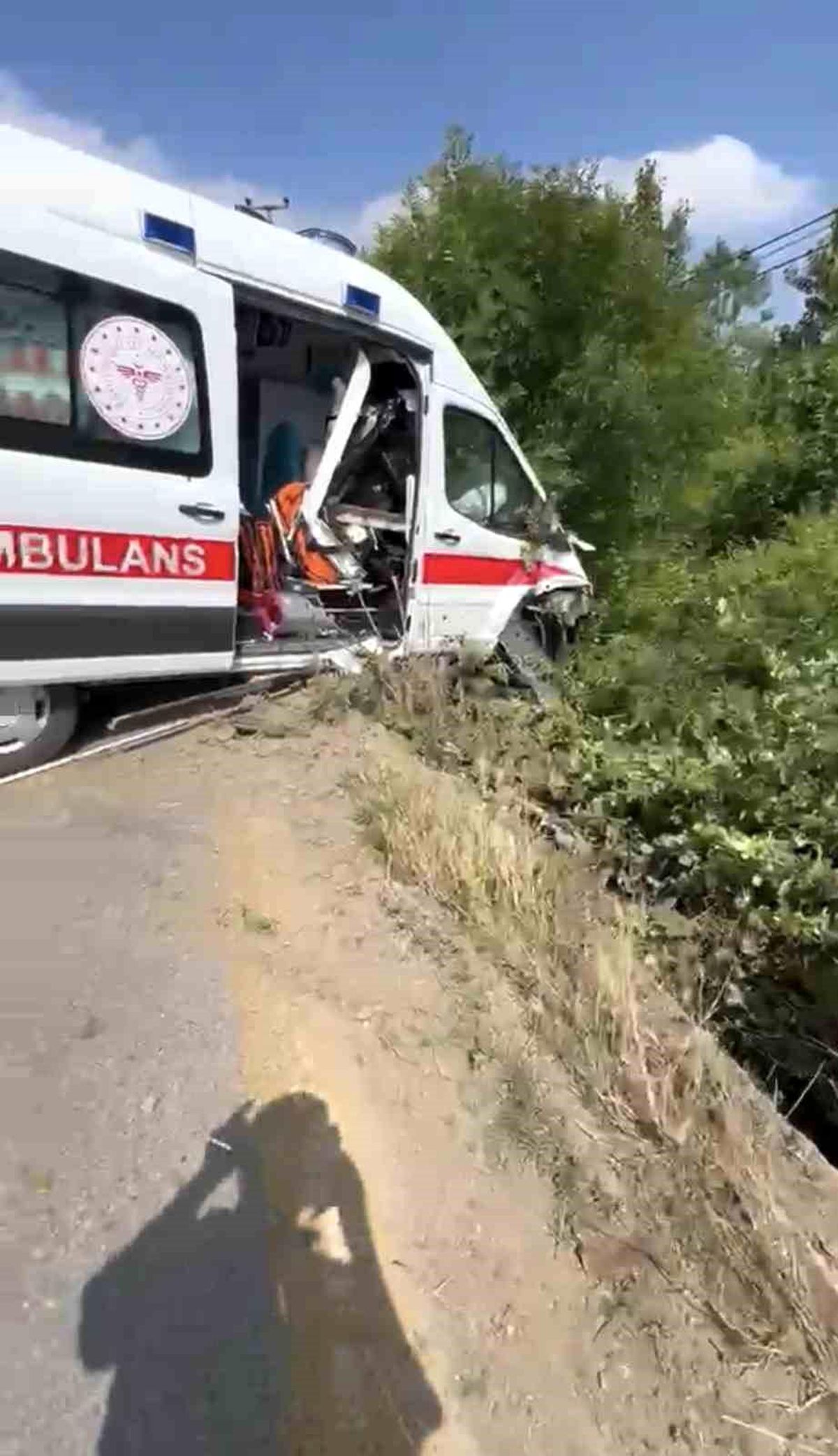 Kandıra’da Ambulans Kazası