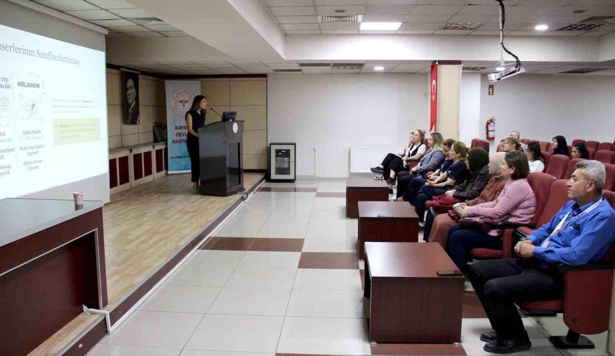 Cilt Kanseri Eğitimi Kayseri Devlet Hastanesi’nde