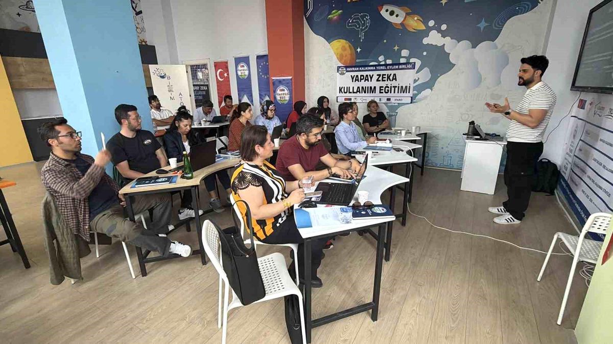 Havran’da öğretmenlere yapay zeka atölyesi
