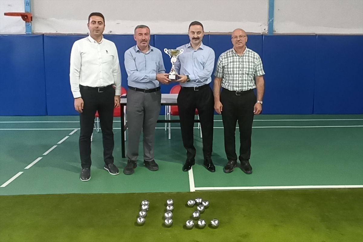 Havza’da Bocce Turnuvası Sona Erdi