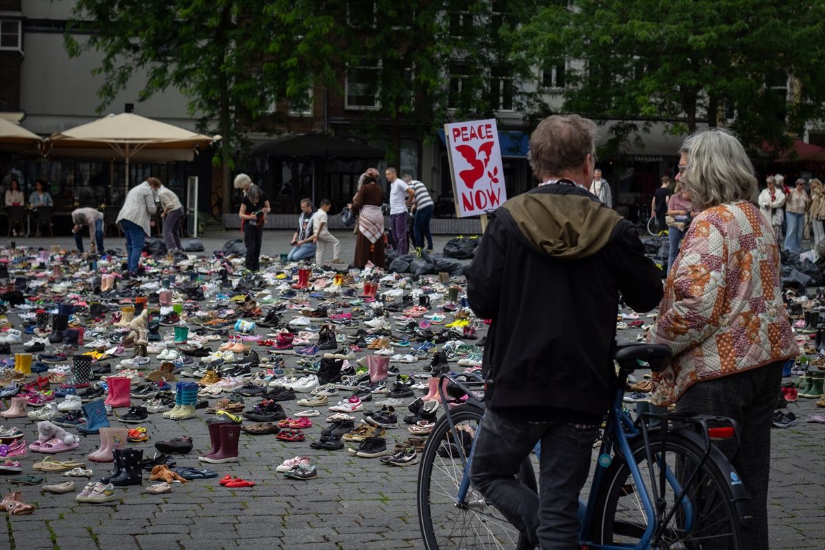 Hollanda’da Filistinli Çocuklar için Anma
