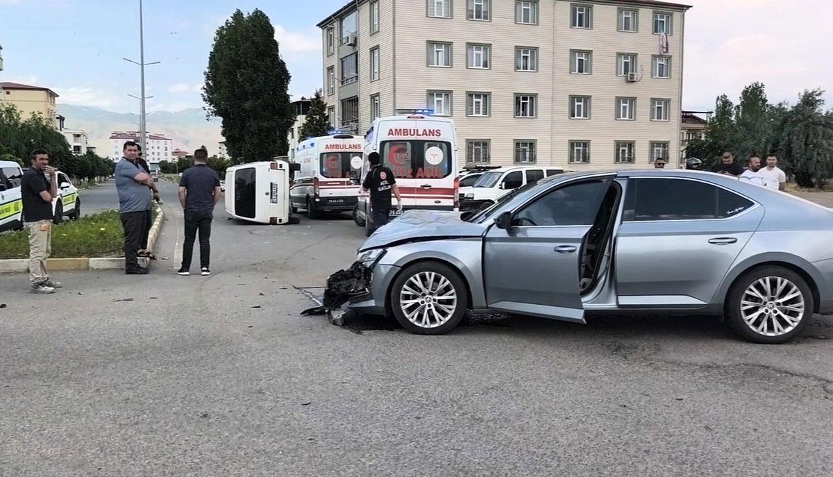 Iğdır’da Taksi Kazası: 4 Yaralı