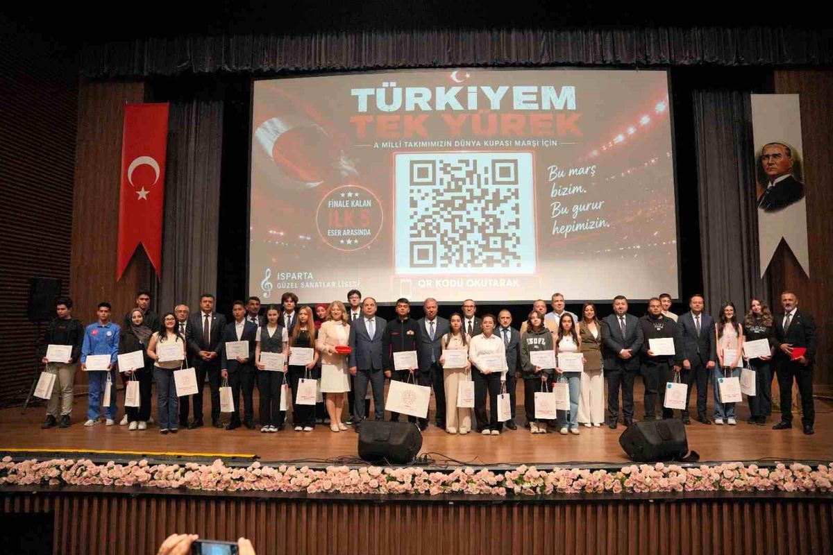 Isparta’da “Hayalimdeki Ben” CV Yarışması’nın kazananları ödüllendirildi