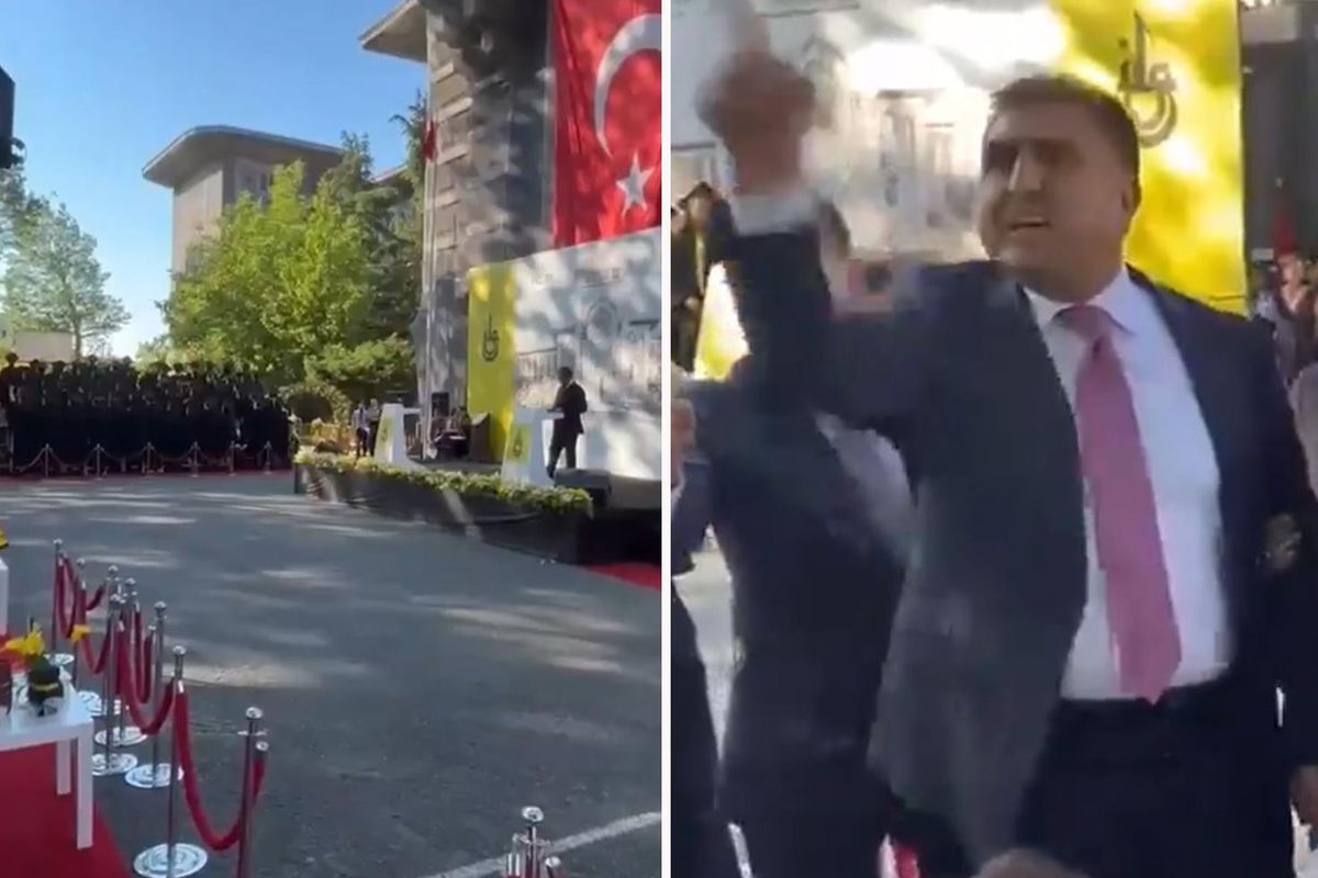 İstanbul Erkek Lisesi’nin mezuniyet töreni karıştı! Öğrenciler, okul müdürüne sırtını döndü
