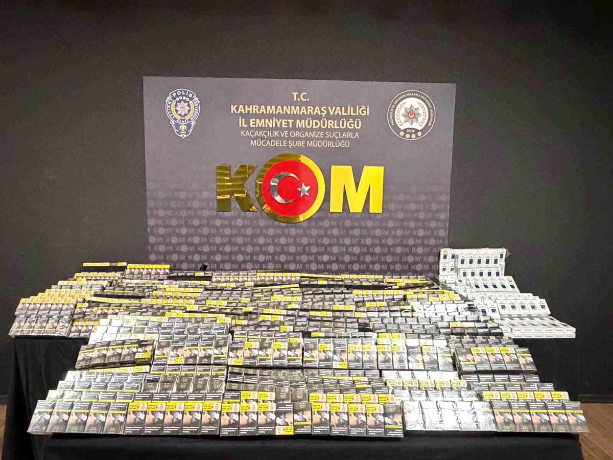 Kahramanmaraş’ta Kaçak Sigara Operasyonu