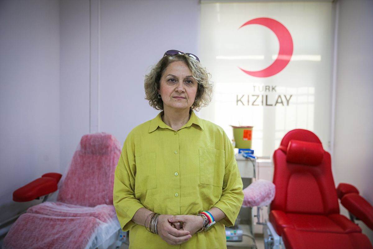Kamu personelinden iki yıldır düzenli kan bağışı örneği
