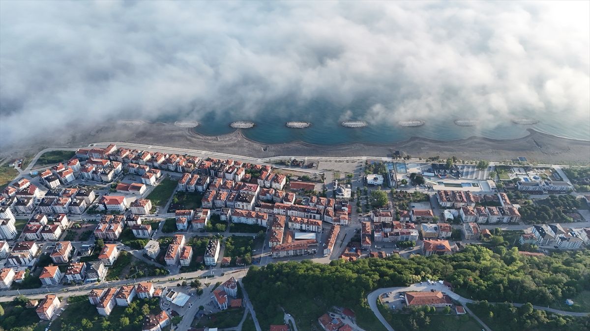 Abana’da Görkemli Sis Manzarası