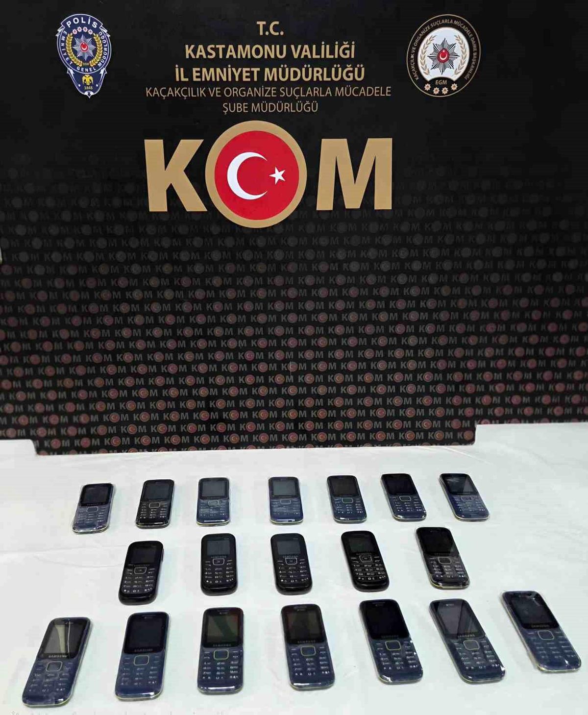 Kastamonu’da Kaçak Telefon Operasyonu