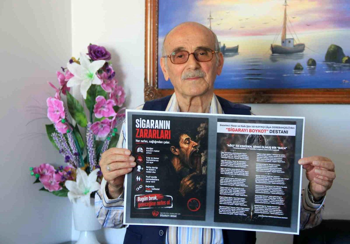 Ali Kayıkçı’dan Sigara Bağımlılığına Dikkat Çeken Destan