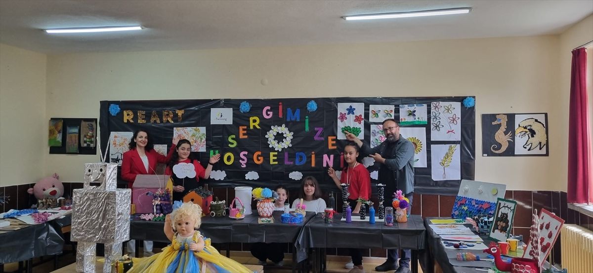 Geri Dönüşümle Sanat: Kayseri’de Öğrencilerden Sergi