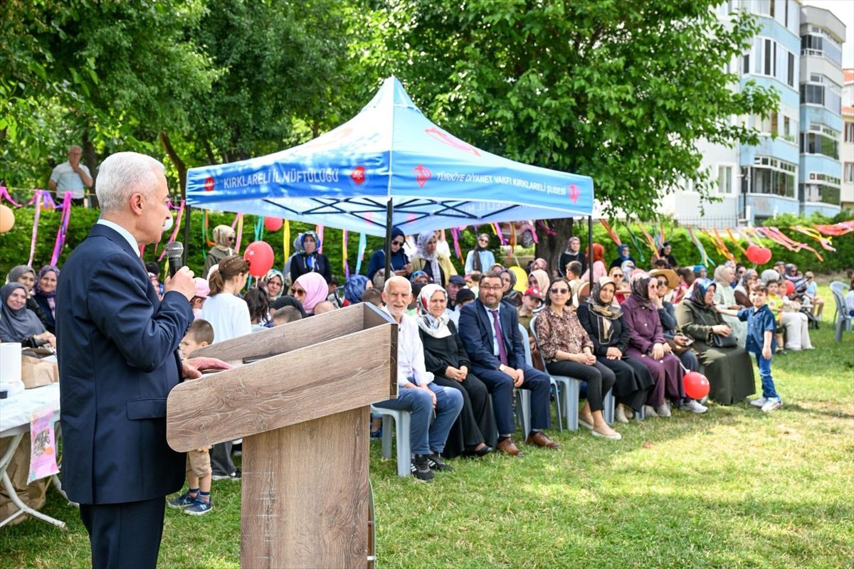 Kırklareli’nde Kur’an Kursu Yıl Sonu Şenliği