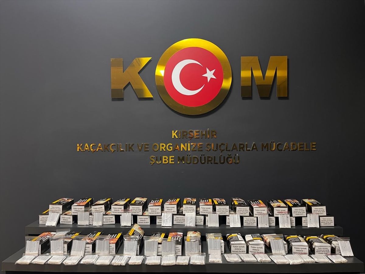 Kırşehir’de 10 Bin Dolu Makaron Ele Geçirildi