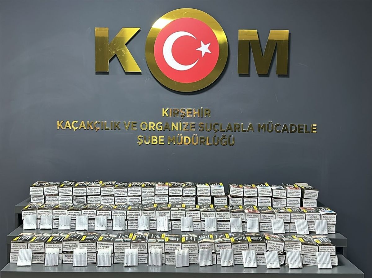 Kırşehir’de 24 Bin Dolu Makaron Ele Geçirildi