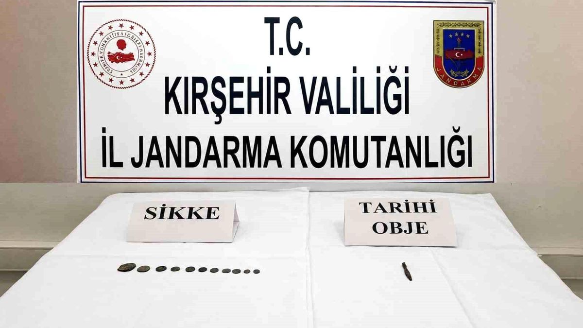 Kırşehir’de Tarihi Eser Yakalandı