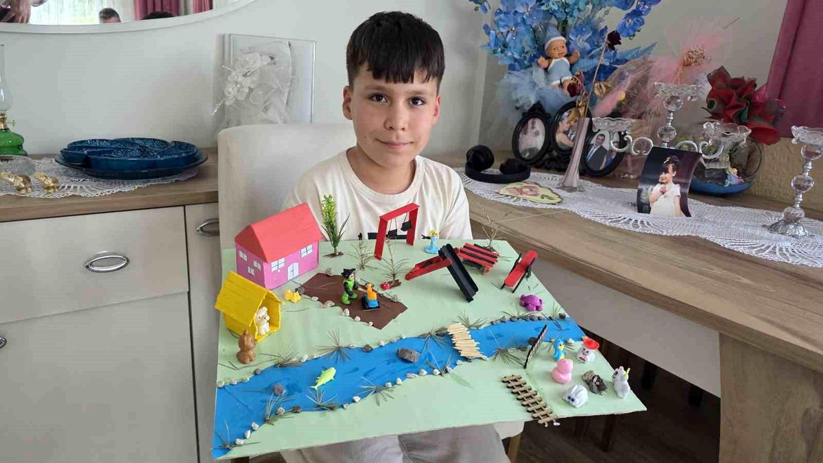 Göktuğ’dan Doğa ve Çevre Maketi