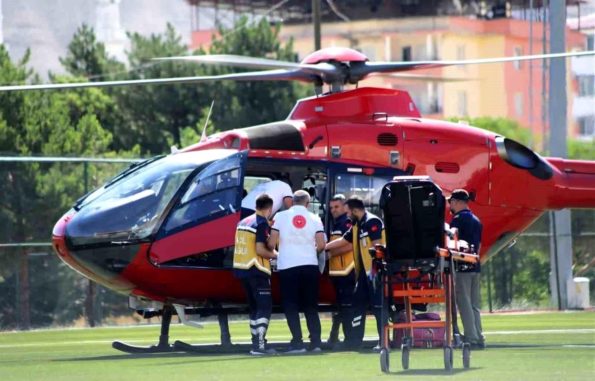 Malatya’da Kalp Krizi: Hava Ambulansı Kurtardı
