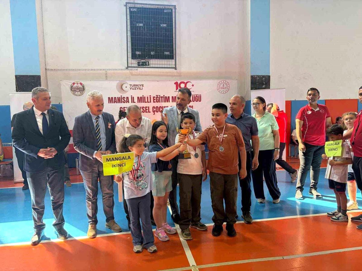 Sarıgöl’de mangala ikinciliği sevinci