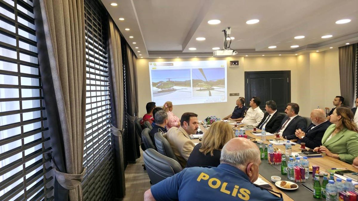 Marmaris’te Orman Yangınlarıyla Mücadele Toplantısı