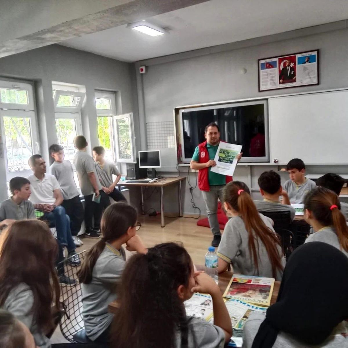 Menteşe’de Gençlik Kampları Bilgilendirmesi