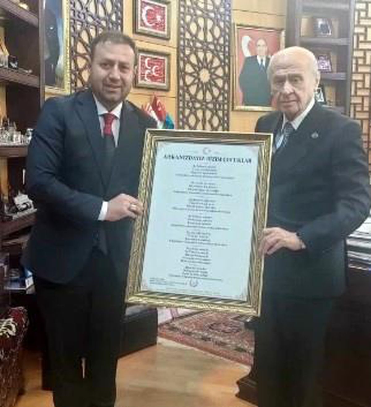 Milli takıma milli eser; MHP Lideri Devlet Bahçeli’nin isteğiyle hazırlandı