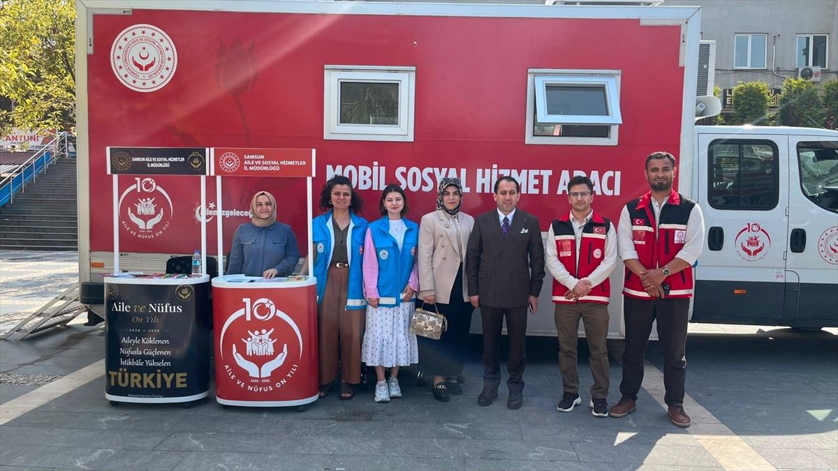 Mobil Sosyal Hizmet Aracı Tekkeköy’de