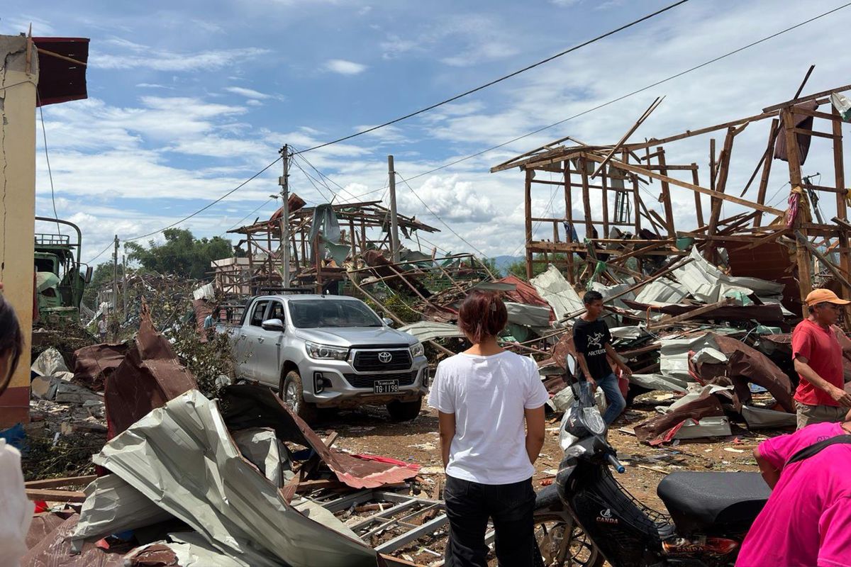 Myanmar’da patlama: 55 ölü, 70’ten fazla yaralı