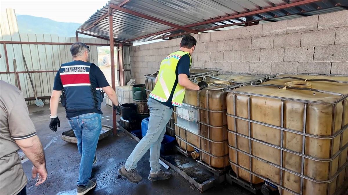 Osmaniye’de Kaçak Akaryakıt Operasyonu