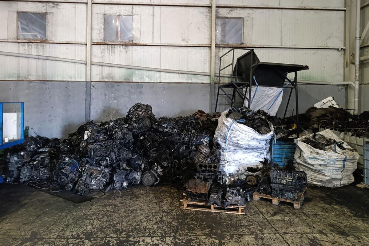 Sakarya’da Kaçak Motor Parçası Operasyonu