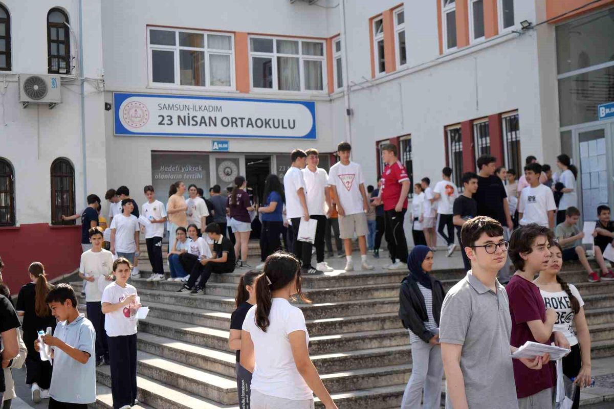Samsun’da binlerce öğrencinin LGS heyecanı