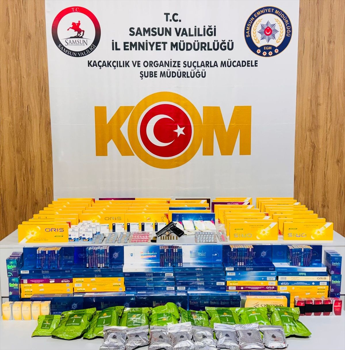 Atakum’da Kaçakçılık Operasyonu