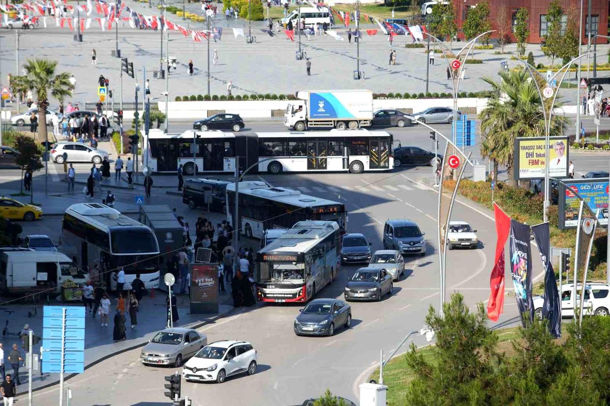 Samsun’da Motorlu Taşıt Sayısı Artıyor