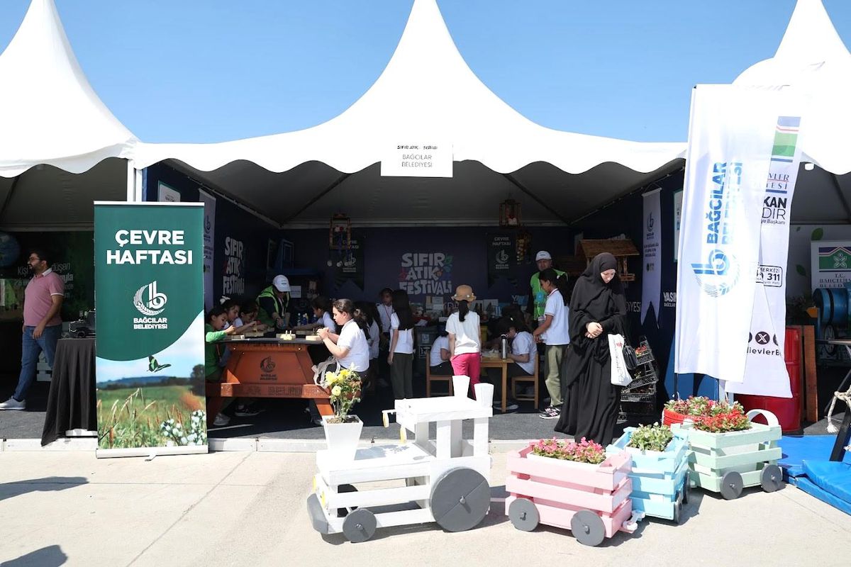 Sıfır Atık Festivali’nde Bağcılar Belediyesi standına yoğun ilgi