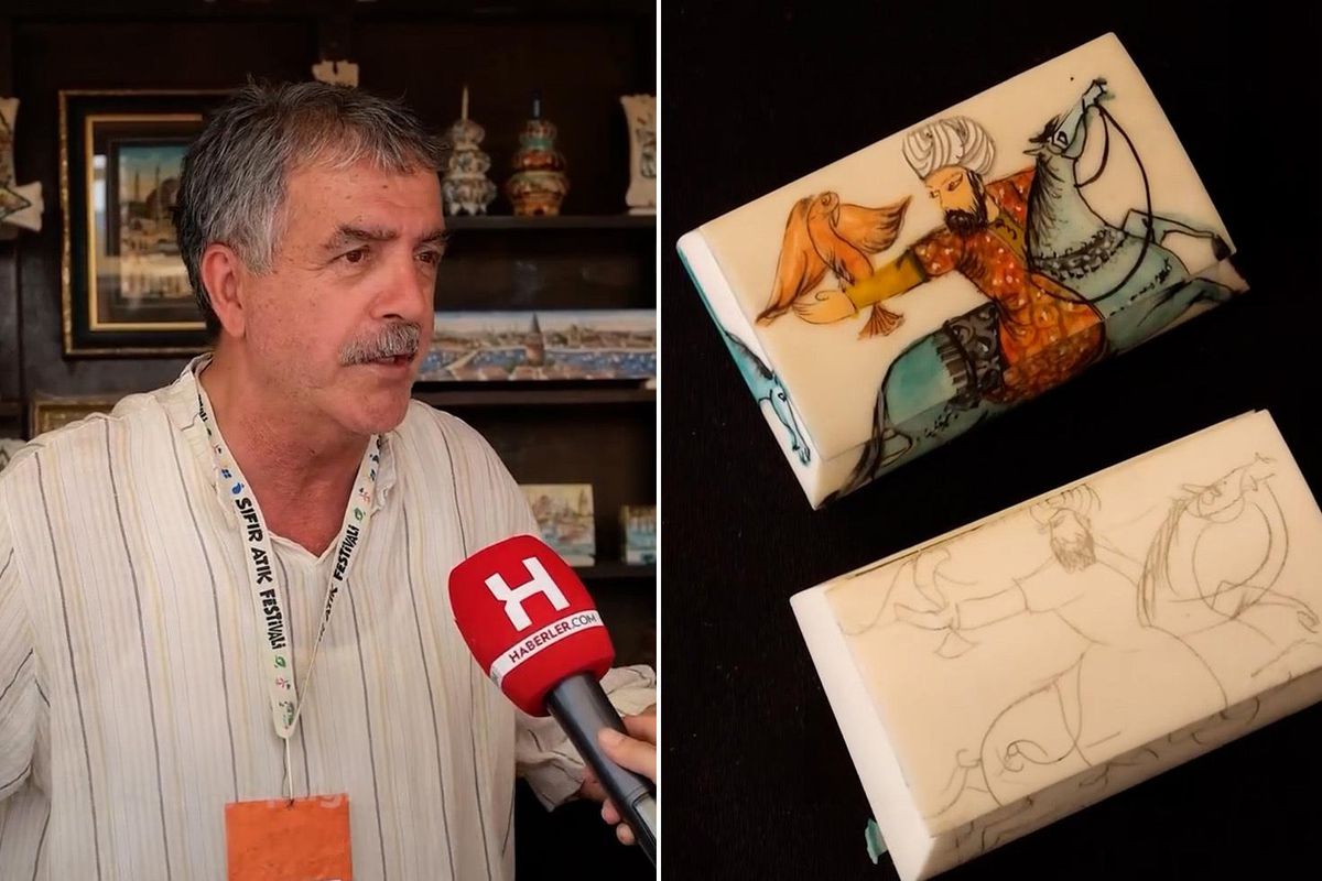 Sıfır Atık Festivali’nde unutulmaya yüz tutan sanat dikkat çekti
